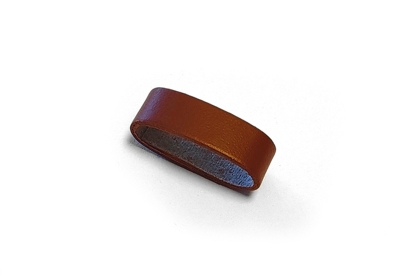 Watch band lug 22mm brown leather