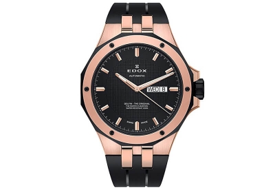 Edox Delfin 88005 Watch Strap black