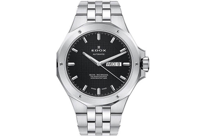 Edox Les Bemonts C.R.-F. 95005 Watch Strap black