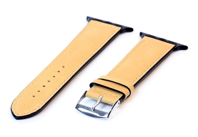 Apple Watch strap calf leather honey yellow - 42/44/45mm