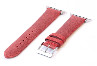 Apple Watch strap vintage leather red - 38/40/41mm