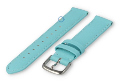 16mm watch strap smooth leather - laguna