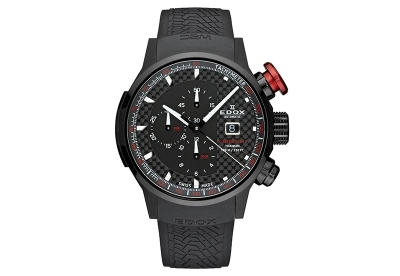 Edox chronorally 30001 watch strap black