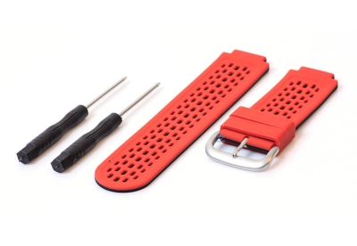 Garmin Approach S2/S4 watch band silicone red/black
