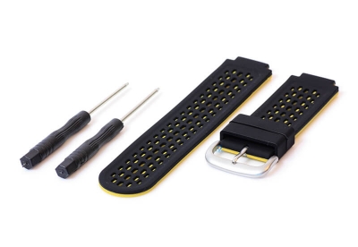 Garmin Approach S2/S4 watch band silicone black/yellow
