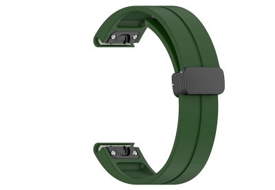 Garmin Fenix 7s strap - forest green - magnetic