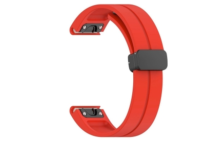 Garmin Fenix 7s strap - red - magnetic
