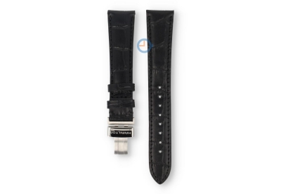 Hamilton strap - 19/16mm - black leather