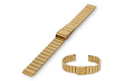 watch strap 14mm steel - gold