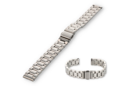 watch strap 14mm steel - silver