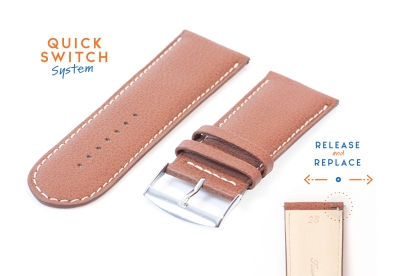 Watchstrap 28mm brown