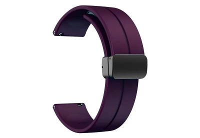 Durable silicone strap 16mm - purple