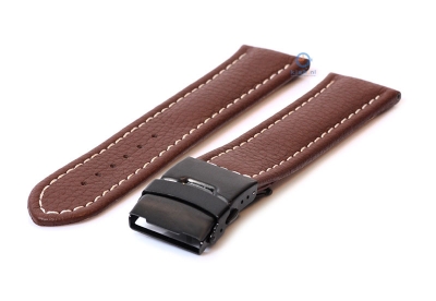 Gisoni watchstrap 20mm brown calf leather