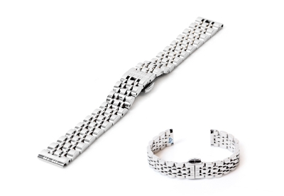 watch band 14mm steel silver - polished