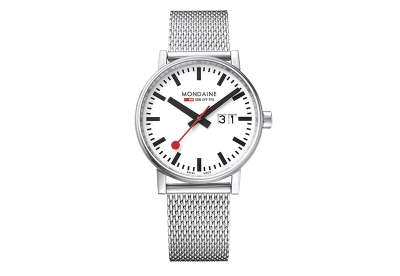 Mondaine Evo Gent watch strap - MSE.40210.SM