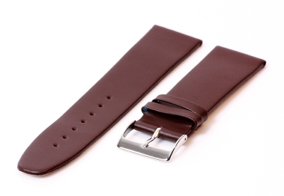Seamless watch band 28mm nappa leather - brown