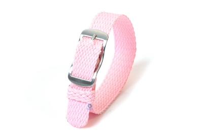 Perlon watch band 14mm pink