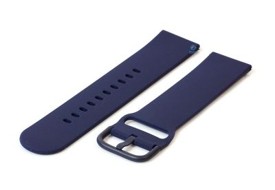 watchband 20mm silicone dark blue