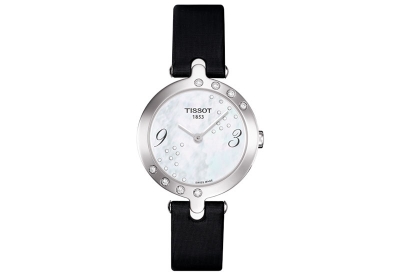 Tissot watch strap T0032096711200 black leather