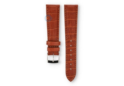 Tissot Official 20mm leather strap - cognac