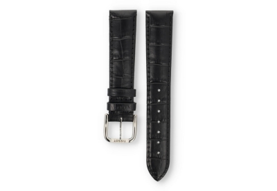 Tissot Official 18mm leather strap - black