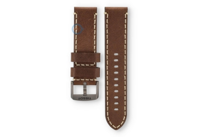 Tissot Official 22mm leather strap - dark brown