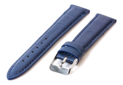 Watchstrap 16mm blue leather