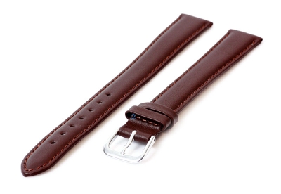 Extra long watch band 16mm leather brown