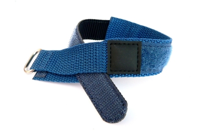 Watchband 16mm blue with Velcro