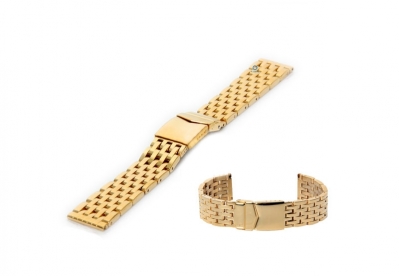Watchstrap 20mm gold