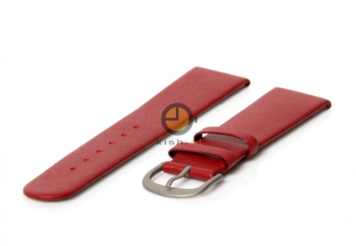 Danish Design watchstrap 18mm leather red