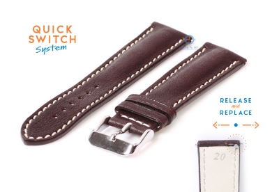 Watchstrap 20mm brown