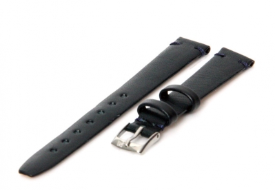 watchstrap 10mm blue leather