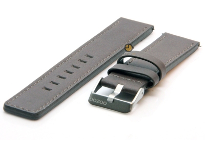 Oozoo watchstrap 26mm grey leather