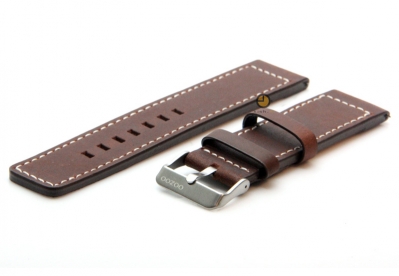 Oozoo watchstrap 20mm brown leather