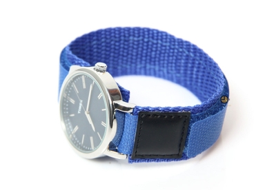 Watchband 16mm nylon blue