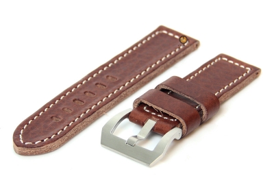 Watchstrap 26mm leather brown