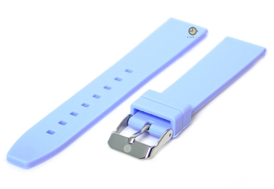Watchstrap 16mm silicone lightblue