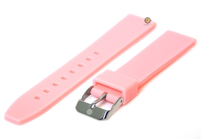 Watchstrap 16mm silicone light pink
