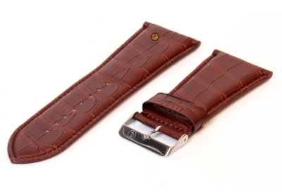 Watchstrap brown leather 32mm