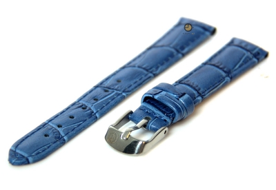 Watchstrap 12mm blue leather