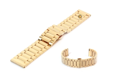 Watchstrap 20mm stainless steel gold