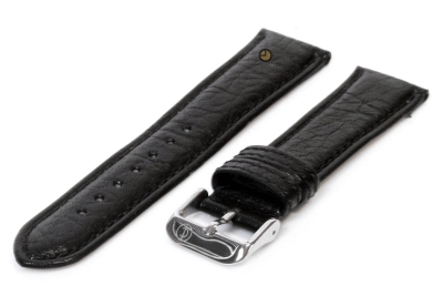 Watchstrap 18mm classic black leather
