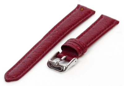Watchstrap 12mm classic burgandy leather