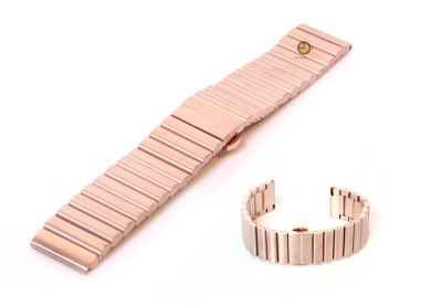 Watchstrap 20mm stainless steel rose gold