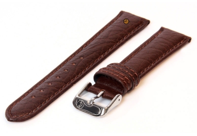 Watchstrap 16mm classic darkbrown leather