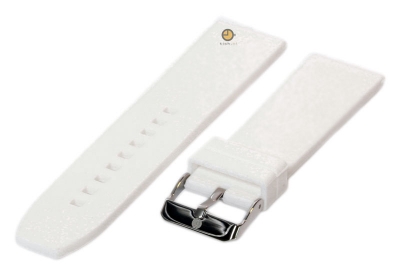 Watchstrap 20mm white silicone