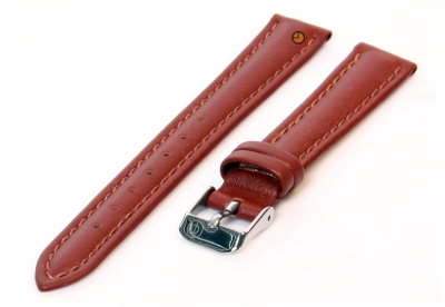 Watchstrap 14mm brown calf leather