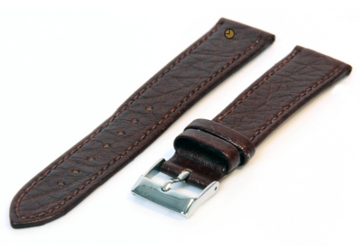 Watchstrap 14mm brown buffalo leather