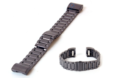 Fitbit Charge 2 watchstrap stainless steel gun metal